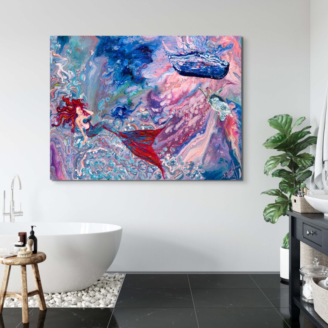Dropping Anchor Painting by Kelsie Croyle Young