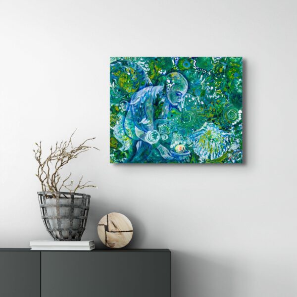 Medicine Woman Painting by Kelsie Croyle Young